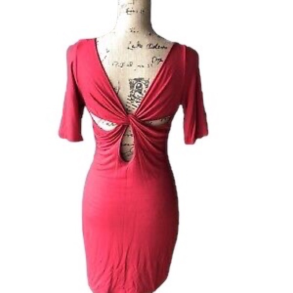 Sopranos Stretchy Bodycon Red dress Size M - Picture 4 of 10